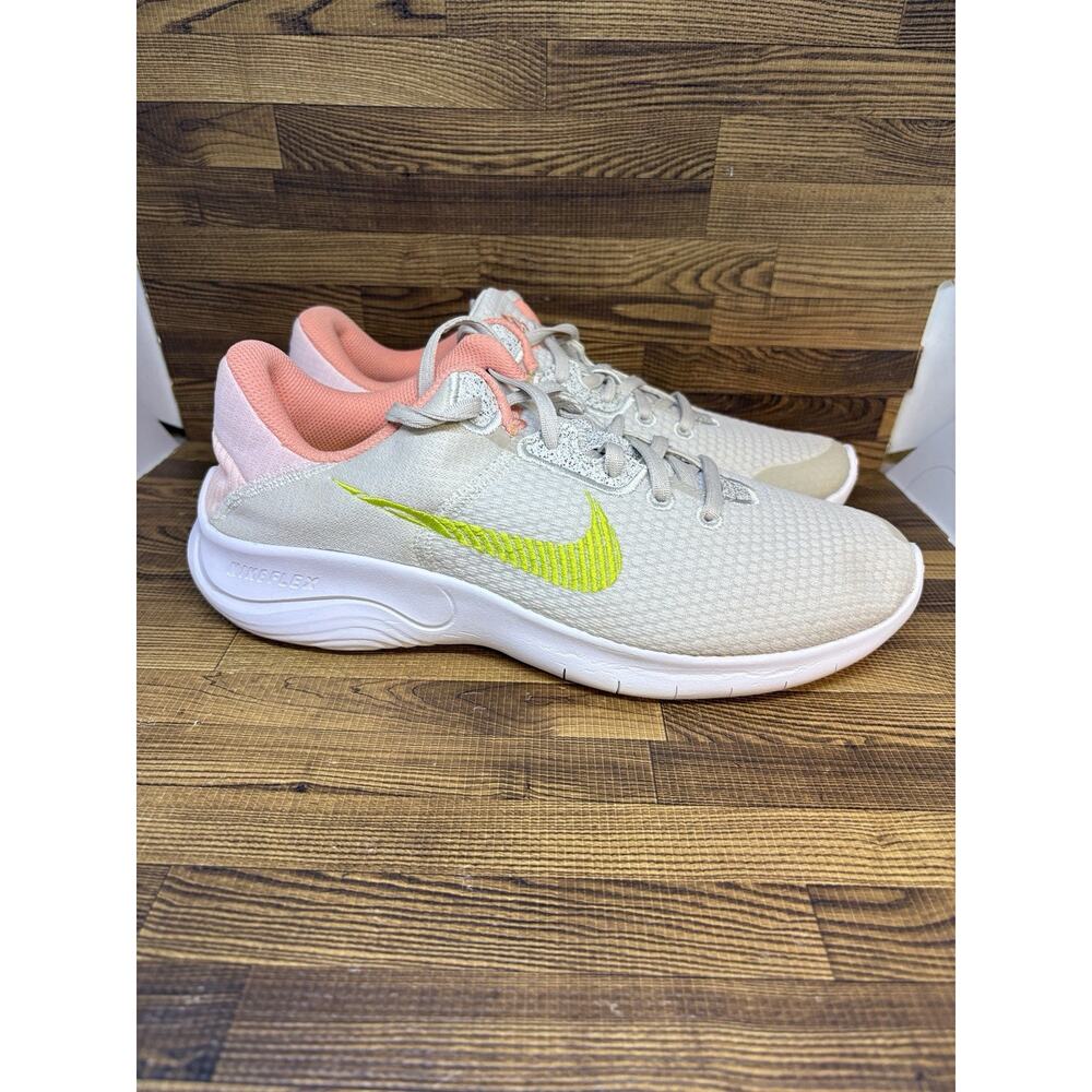 Nike Flex Experience Run 11 NN Light Bone Atomic Green DD9283-004 Women Size 8